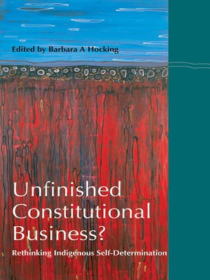 cover image of Unfinished Constitutional Business?